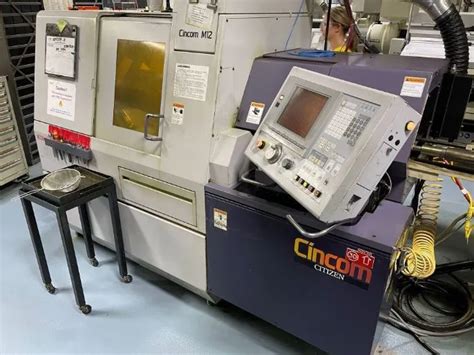 citizen-model-m12-cnc-machine|Used 1999 CITIZEN M12 Swiss Type Automatic .